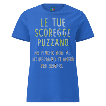 T-shirt morbida basic da donna Scoregge