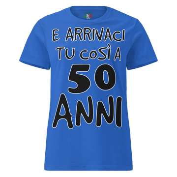 T-shirt morbida basic da donna 50 anni