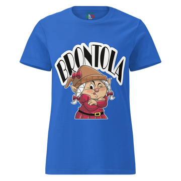 T-shirt morbida basic da donna Brontola