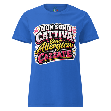 T-shirt morbida basic da donna Cazzate