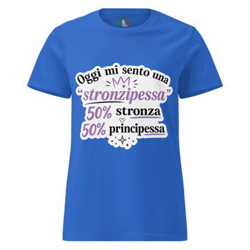T-shirt morbida basic da donna Stronzipessa