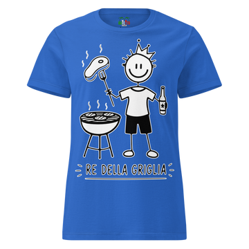 T-shirt morbida basic da donna Stick Re della Griglia
