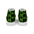 Sneakers alte in tela da donna CANNABIS VERDI - Gufetto Brand