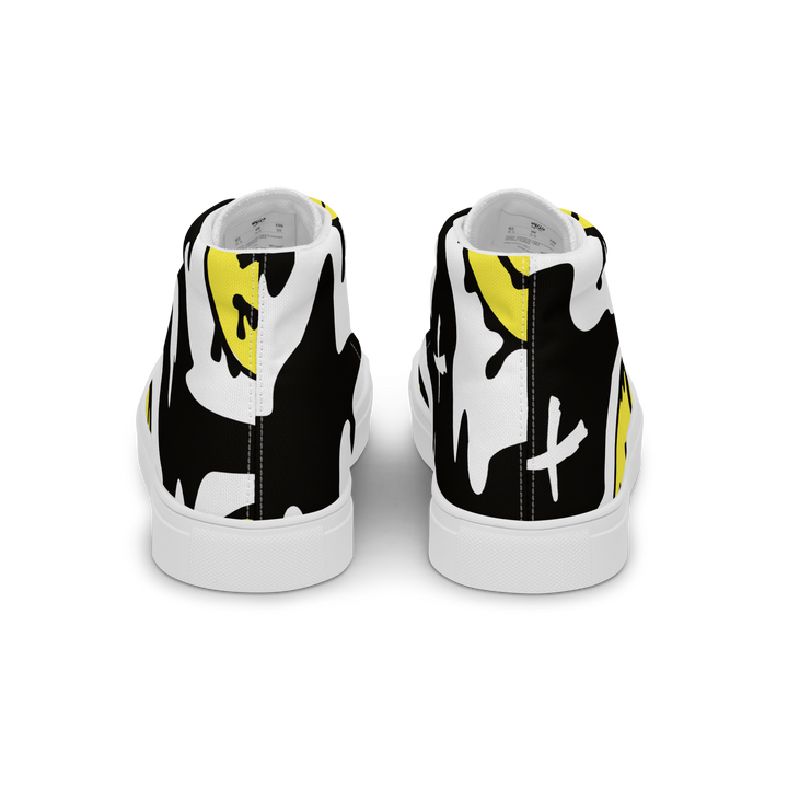 Sneakers alte in tela da donna SMILE FACE - Gufetto Brand