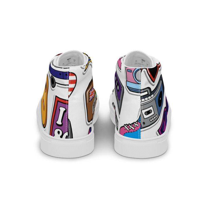 Sneakers alte in tela da donna 80/90 - Gufetto Brand