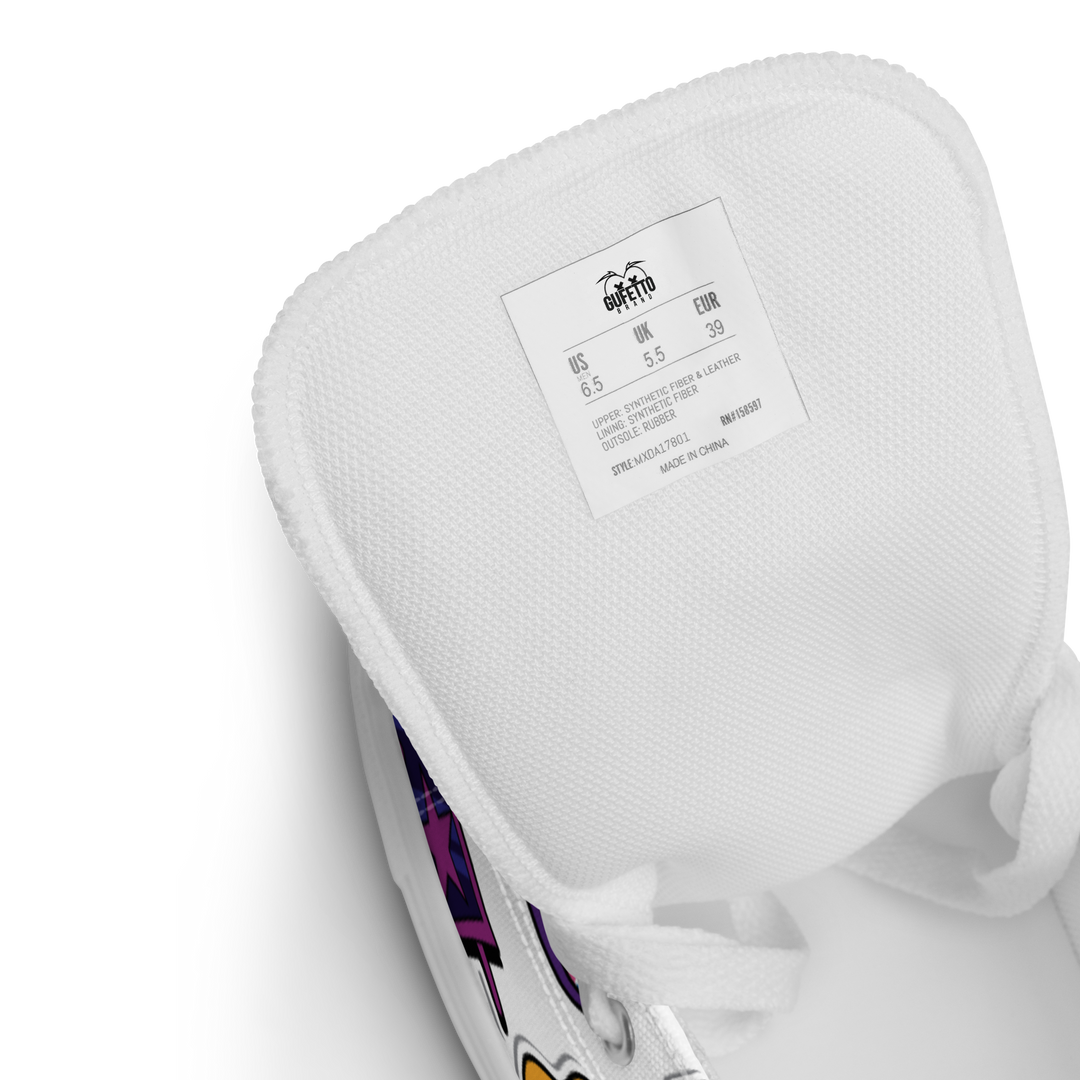 Sneakers alte in tela da donna 80/90 - Gufetto Brand