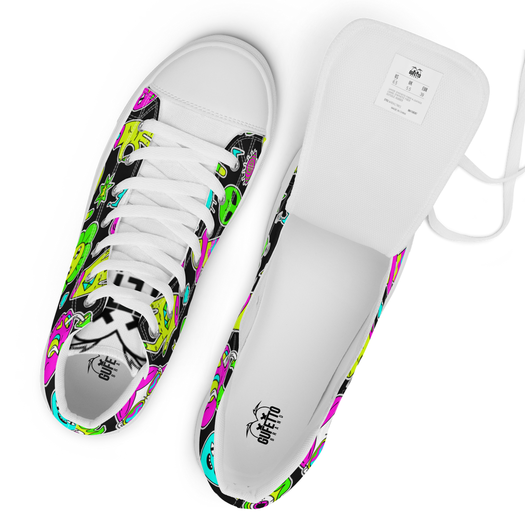 Sneakers alte in tela da donna FUN EDITION - Gufetto Brand