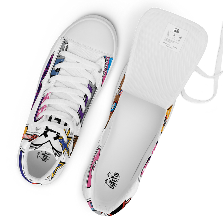 Sneakers alte in tela da donna 80/90 - Gufetto Brand