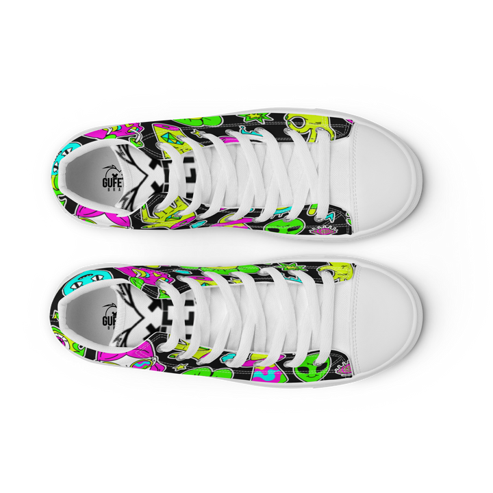 Sneakers alte in tela da donna FUN EDITION - Gufetto Brand