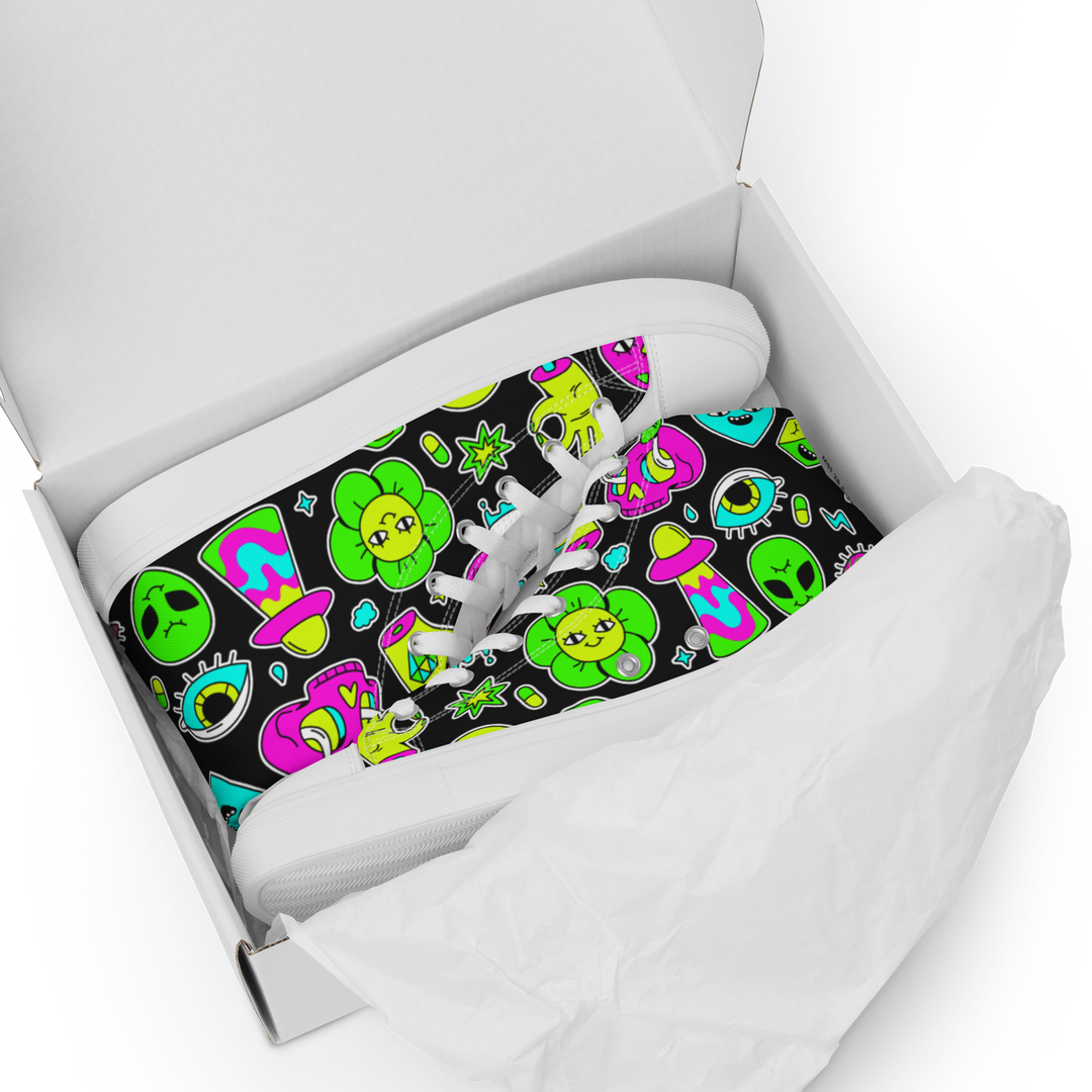 Sneakers alte in tela da donna FUN EDITION - Gufetto Brand