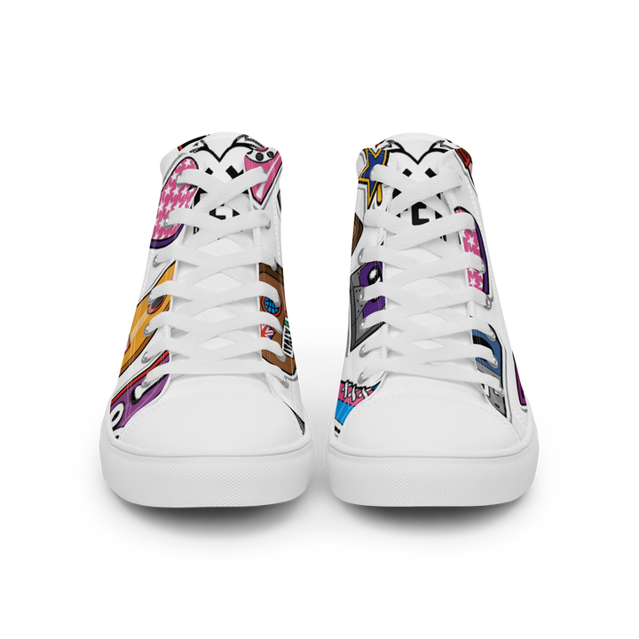 Sneakers alte in tela da donna 80/90 - Gufetto Brand