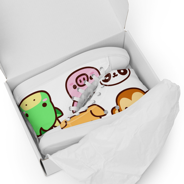 Sneakers alte in tela da donna EMOJI - Gufetto Brand