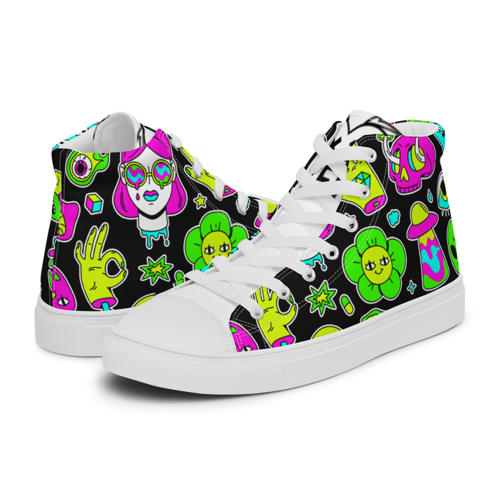 Sneakers alte in tela da donna FUN EDITION - Gufetto Brand