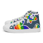 Sneakers alte in tela da donna ARCOBALENO - Gufetto Brand