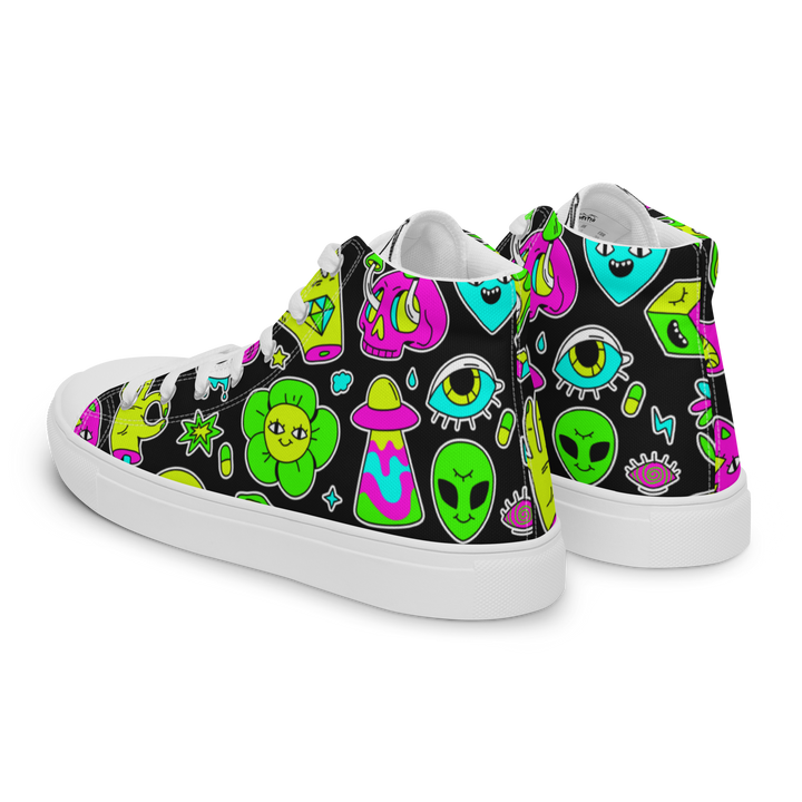 Sneakers alte in tela da donna FUN EDITION - Gufetto Brand