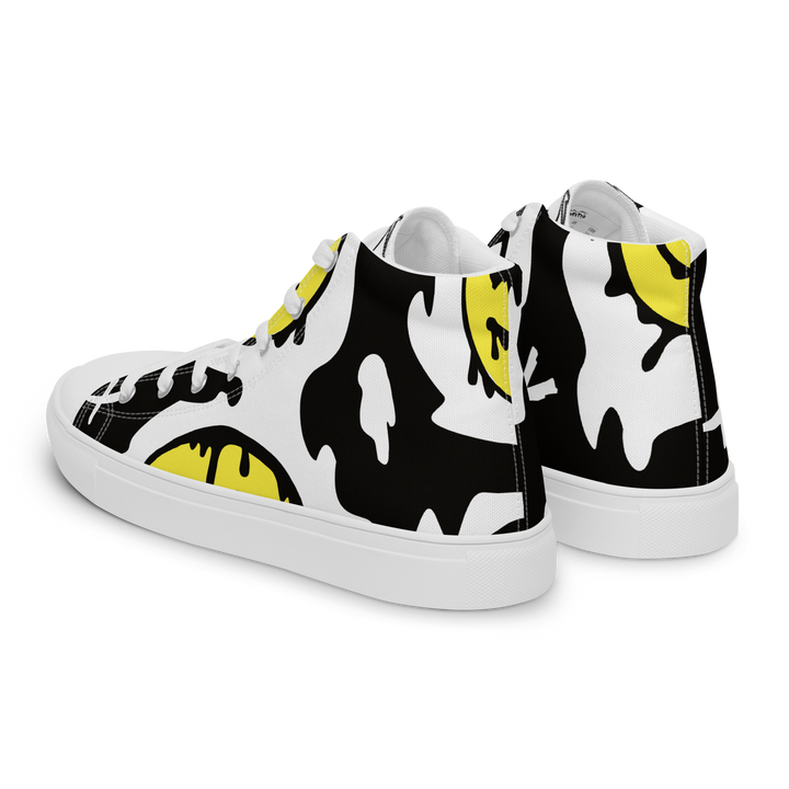 Sneakers alte in tela da donna SMILE FACE - Gufetto Brand