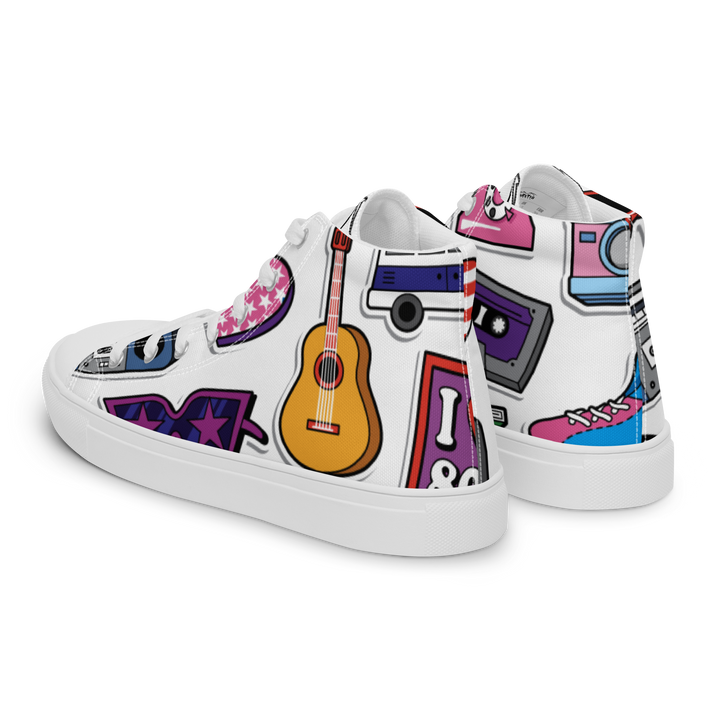 Sneakers alte in tela da donna 80/90 - Gufetto Brand