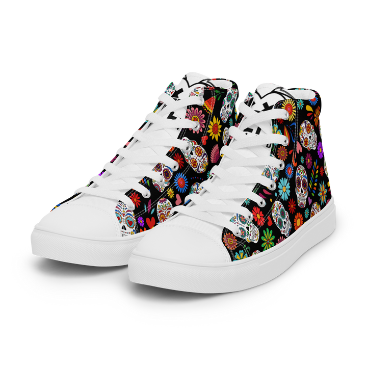 Sneakers alte in tela da donna SKULL EDITION - Gufetto Brand