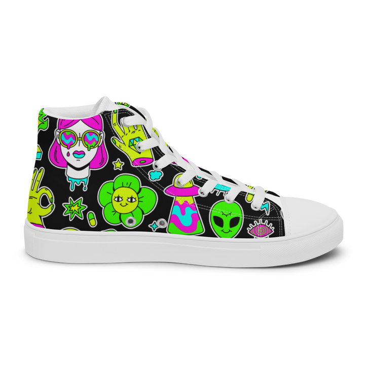 Sneakers alte in tela da donna FUN EDITION - Gufetto Brand