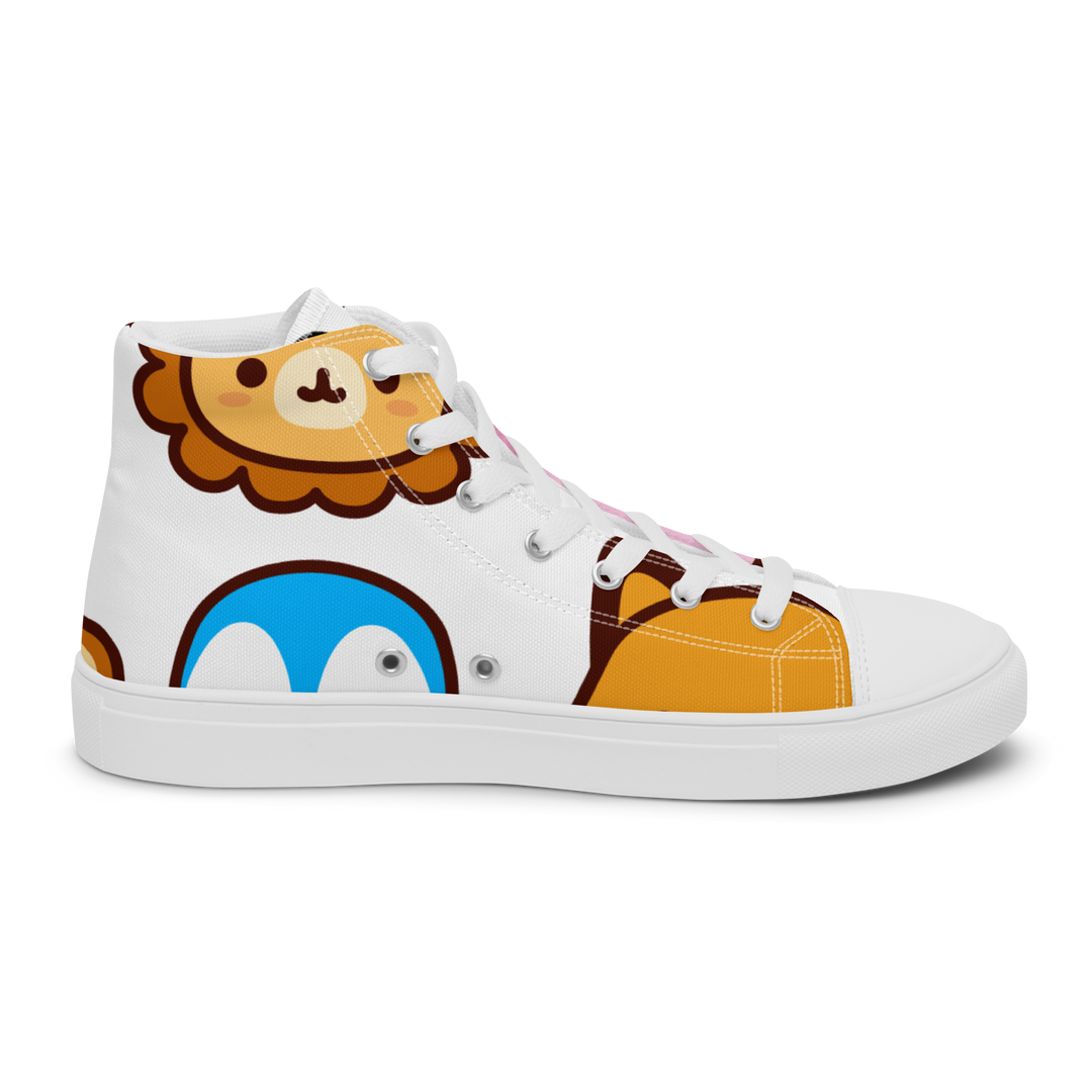 Sneakers alte in tela da donna EMOJI - Gufetto Brand