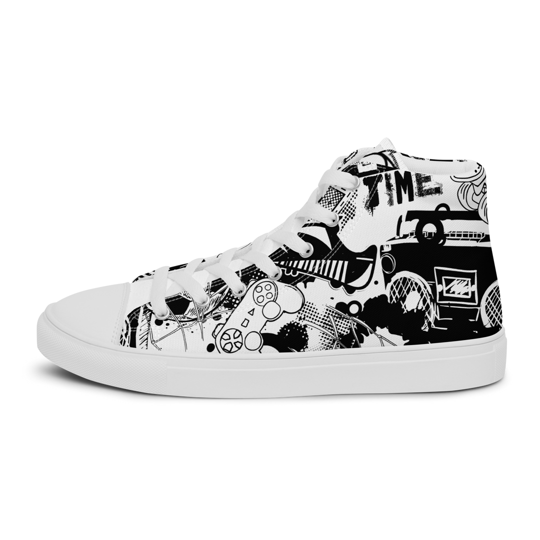 Sneakers alte in tela da donna GOAL - Gufetto Brand