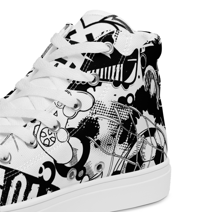 Sneakers alte in tela da donna GOAL - Gufetto Brand