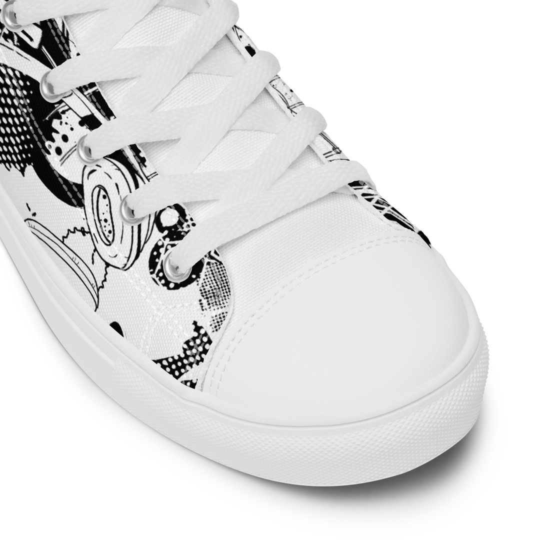 Sneakers alte in tela da donna GOAL - Gufetto Brand