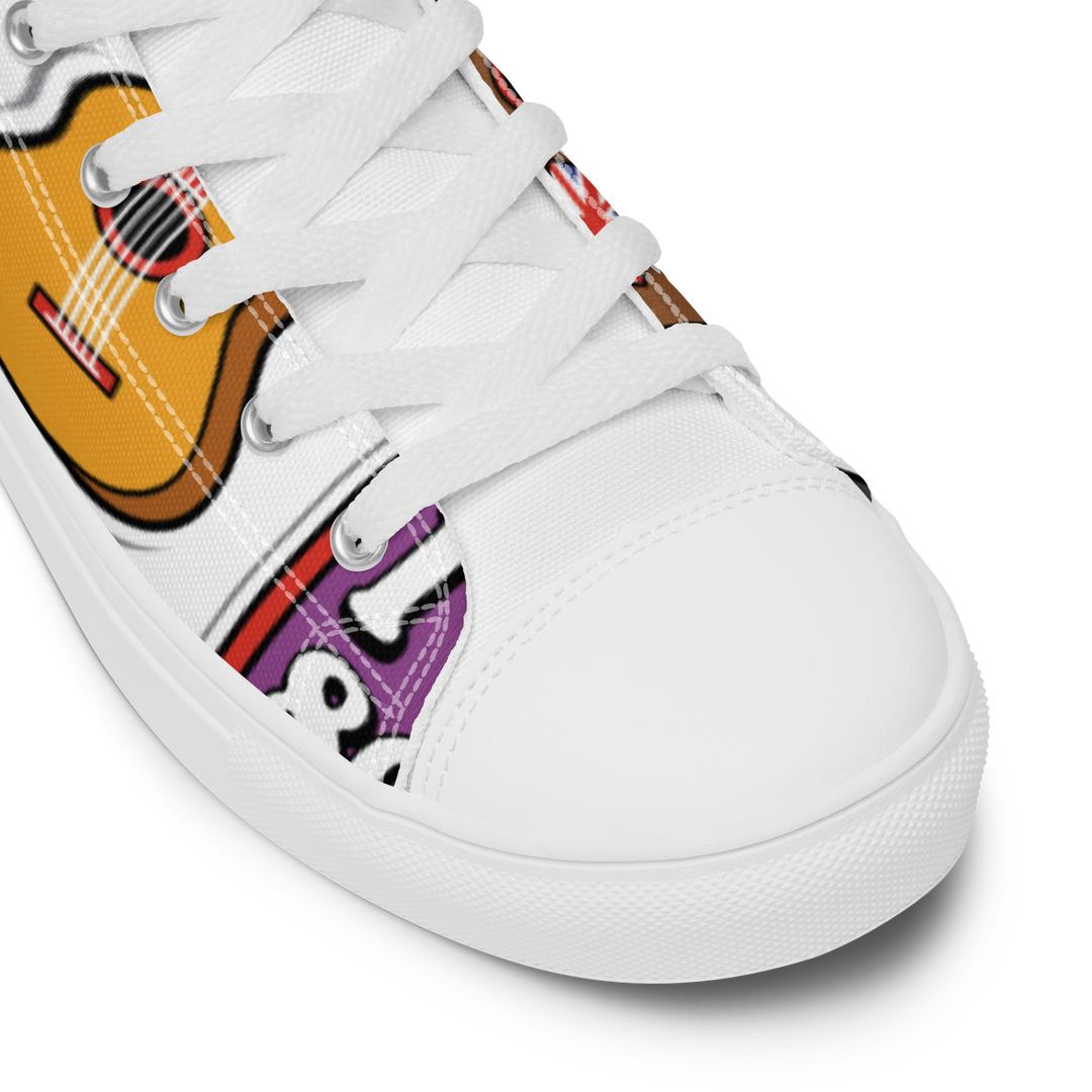 Sneakers alte in tela da donna 80/90 - Gufetto Brand