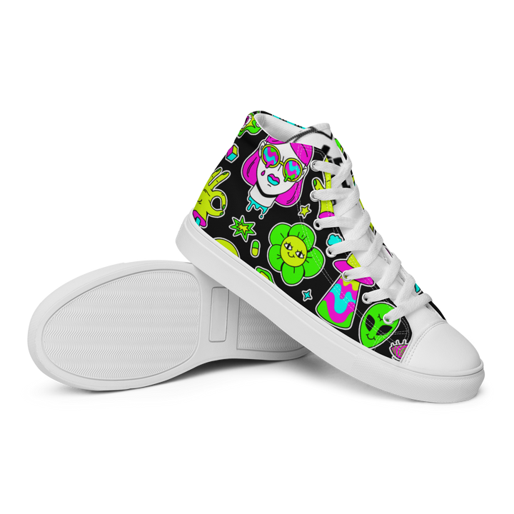 Sneakers alte in tela da donna FUN EDITION - Gufetto Brand