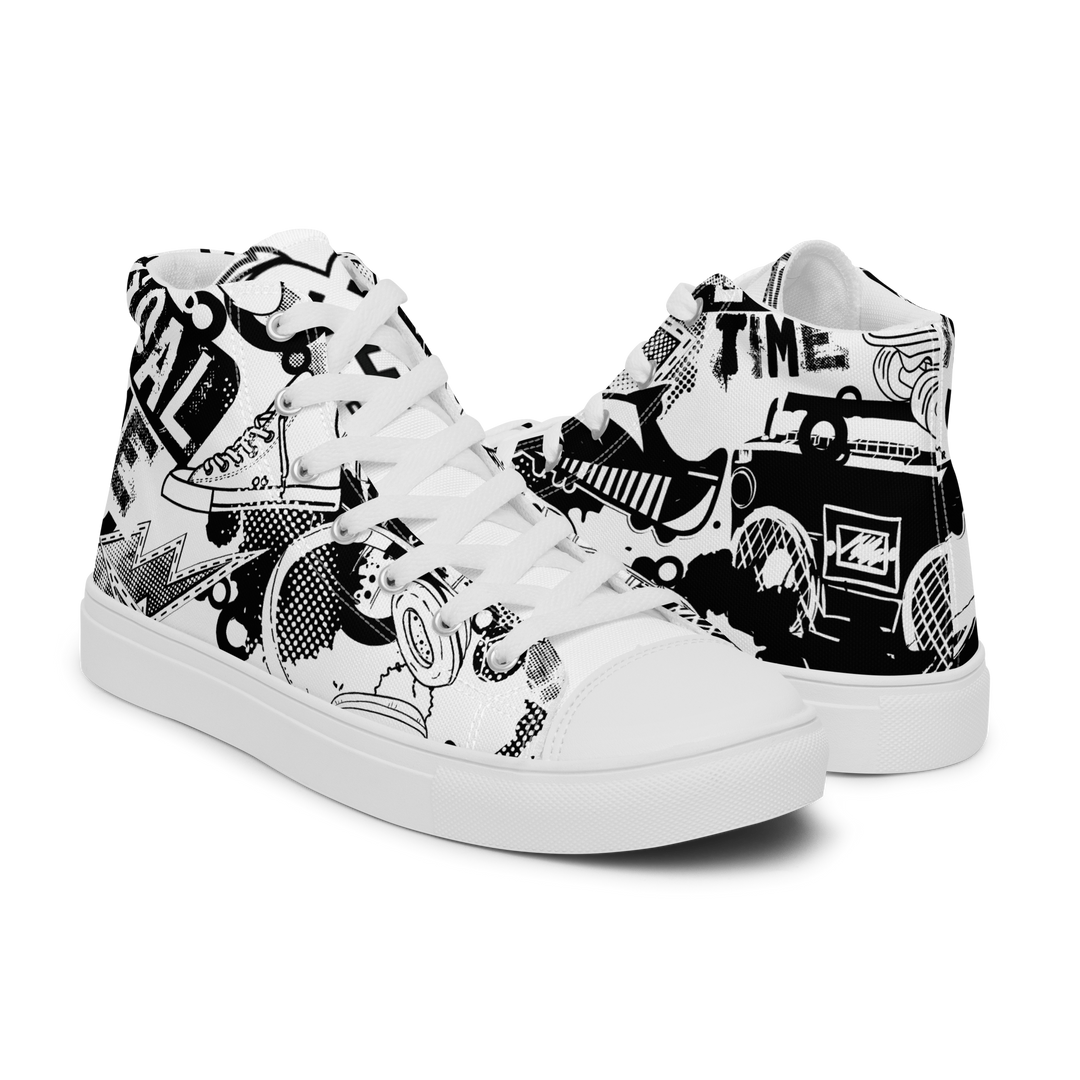 Sneakers alte in tela da donna GOAL - Gufetto Brand