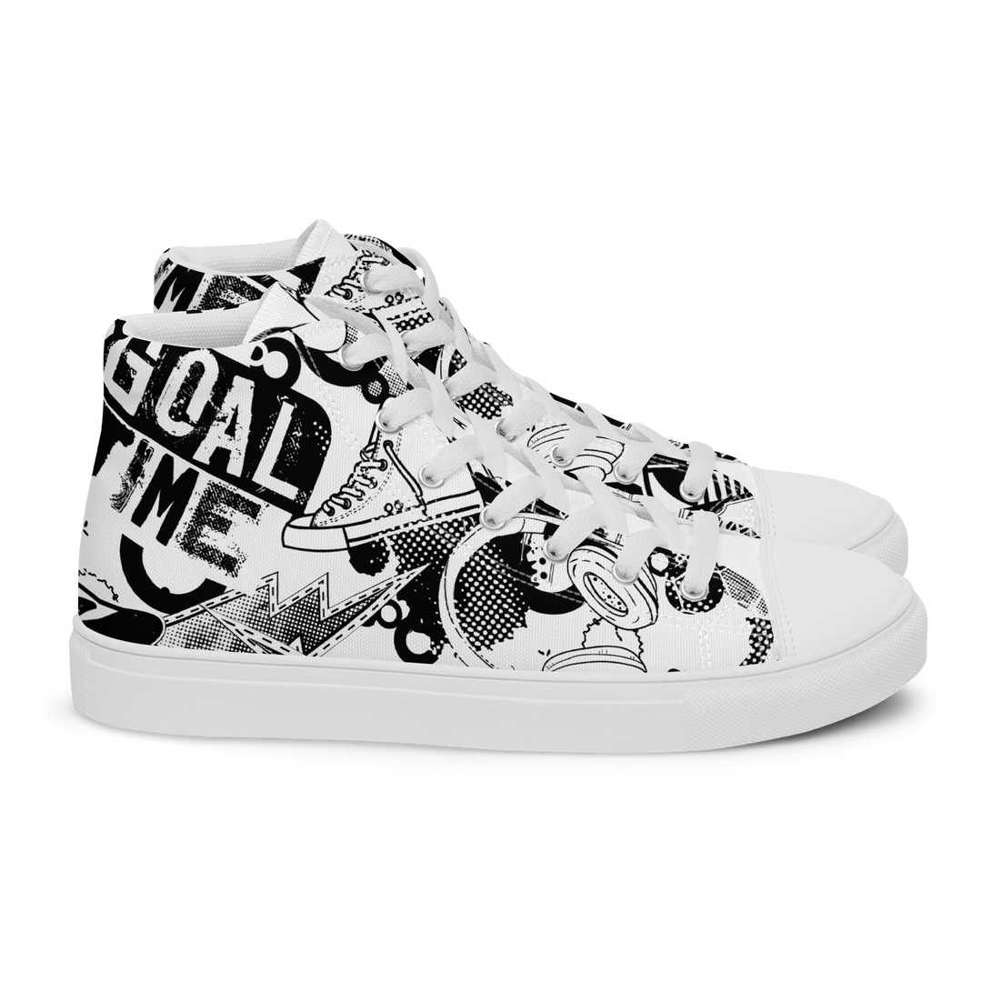 Sneakers alte in tela da donna GOAL - Gufetto Brand