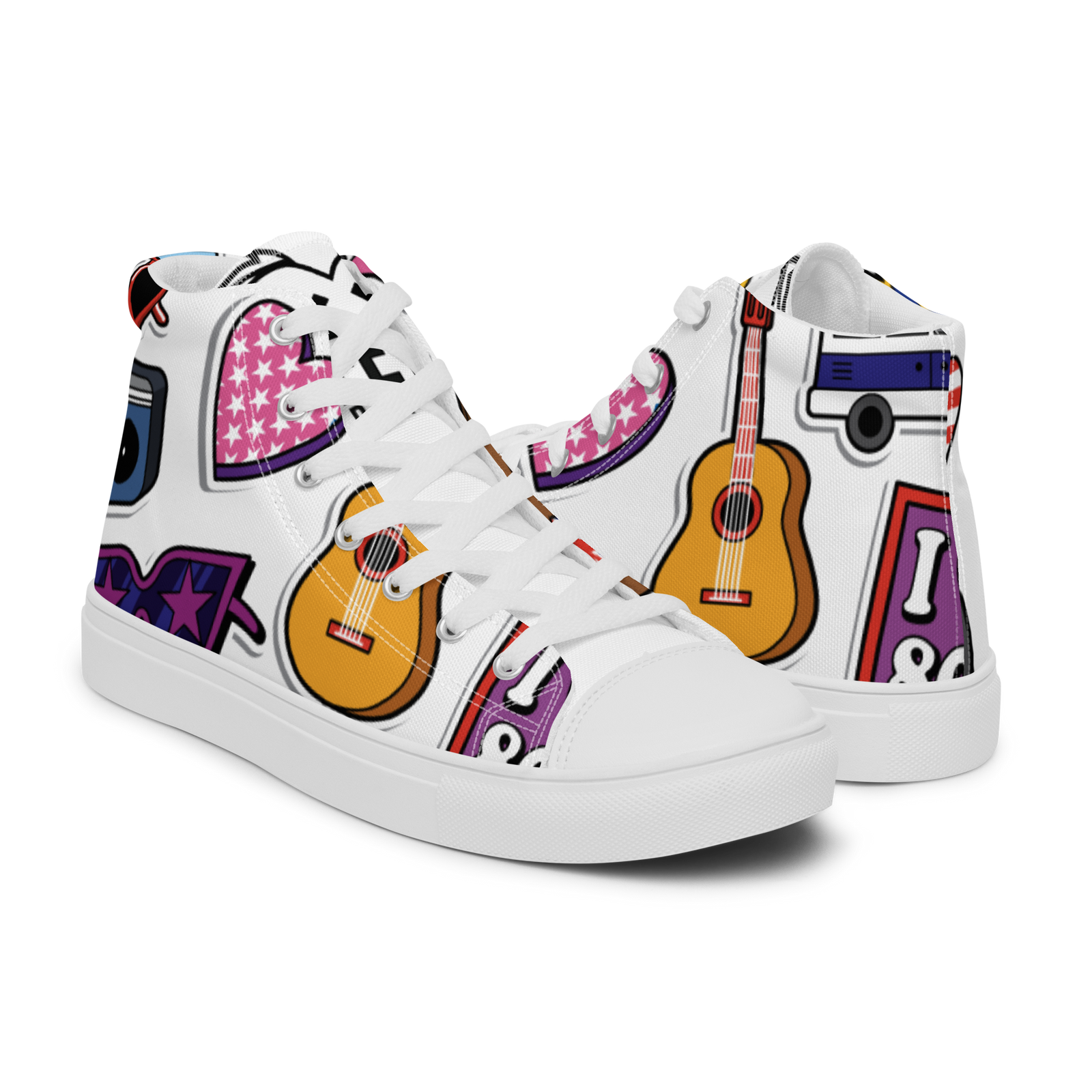 Sneakers alte in tela da donna 80/90 - Gufetto Brand