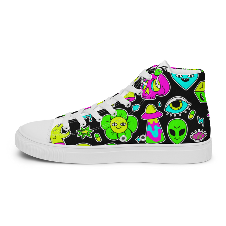 Sneakers alte in tela da donna FUN EDITION - Gufetto Brand