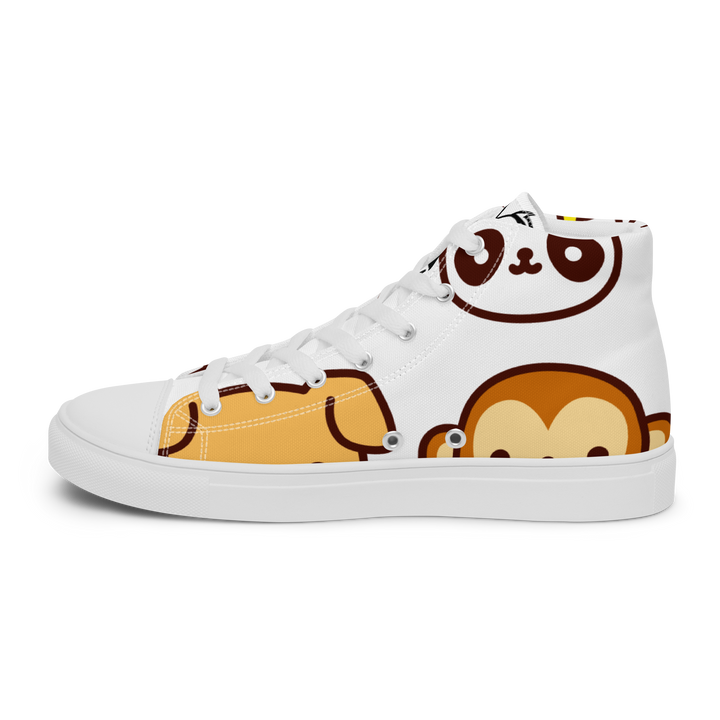 Sneakers alte in tela da donna EMOJI - Gufetto Brand