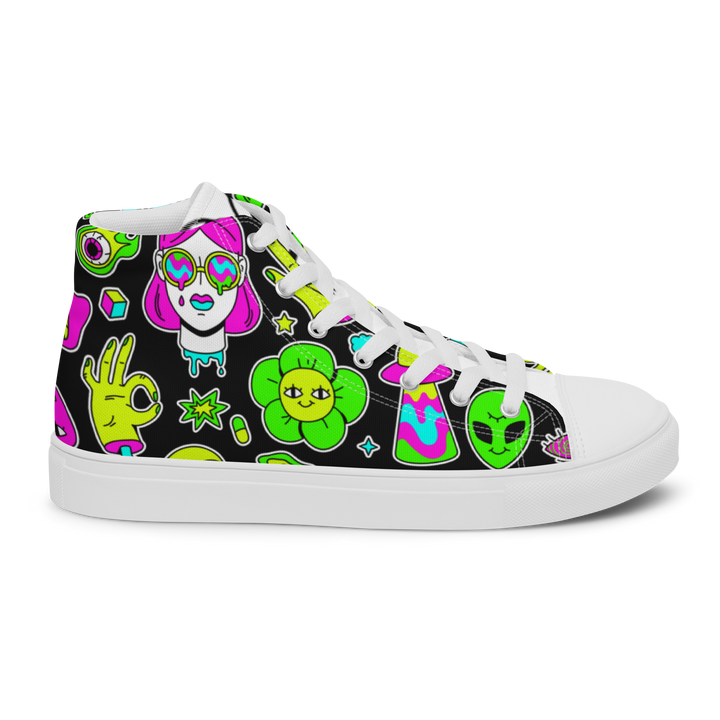 Sneakers alte in tela da donna FUN EDITION - Gufetto Brand