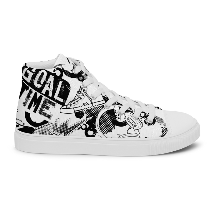 Sneakers alte in tela da donna GOAL - Gufetto Brand