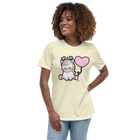 T-shirt fit donna Unicorn Palloncino - Gufetto Brand