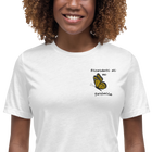 T-shirt Ricamata Donna Ricordati di Me Farfalla - Gufetto Brand