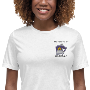 T-shirt Ricamata Donna Ricordati di Me Foto