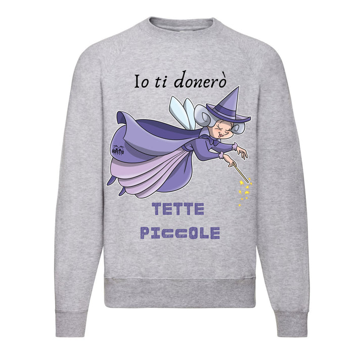 Felpa Classic Donna Le Fatine Ignoranti Tette Piccole ( T7893127 ) - Gufetto Brand