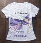 T-shirt Donna Le Fatine Ignoranti Tette Piccole ( T7893127 ) - Gufetto Brand