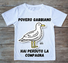 T-shirt Uomo Povero Gabbiano ( G7843127 ) - Gufetto Brand