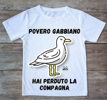 T-shirt Uomo Povero Gabbiano ( G7843127 )