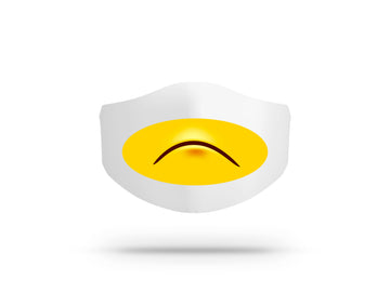 Mascherina in cotone Uomo Donna Emoji 2 ( K4827 )
