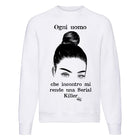 Felpa Classic Donna Ogni Uomo ( D472 ) - Gufetto Brand