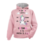 Felpa donna Unicorn Pazza io - Gufetto Brand