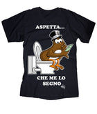 T-shirt Uomo Aspetta ( K228 ) - Gufetto Brand