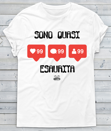 T-shirt Donna Esaurita