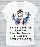 T-shirt Donna Rompicogliona ( P732 ) - Gufetto Brand