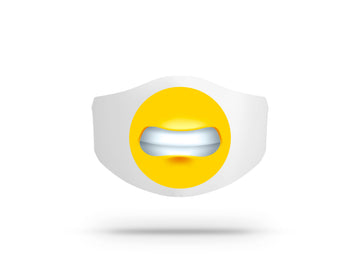 Mascherina in cotone Uomo Donna Emoji 10 ( W8036 )